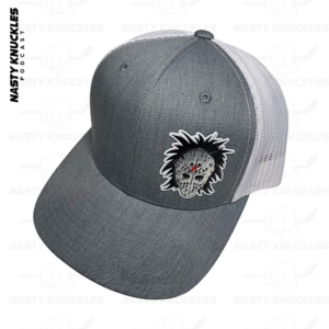 NASTY KNUCKLES BLACK HAT WITH NHL SHIELD